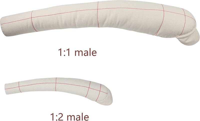 DE-LIANG Dress Form's Pattern Sewing Arms for Men,Adult Male Soft Cotton Arms for Full Body Tailor Mannequin, Fitting Mannequin's Arms 65cm, Draping Male Cotton Soft Arms,Size 96, Beige 1 Pair - Image 5